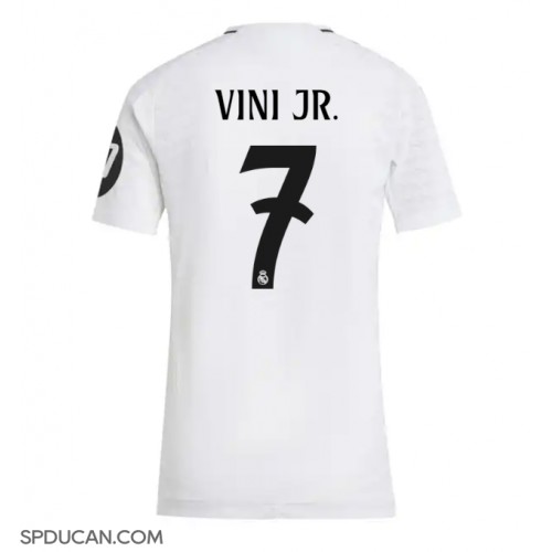 Zenski Nogometni Dres Real Madrid Vinicius Junior #7 Domaci 2024-25 Kratak Rukav